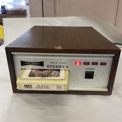 Vintage 1970 s Columbia Solid State 8 Track Player #2686
