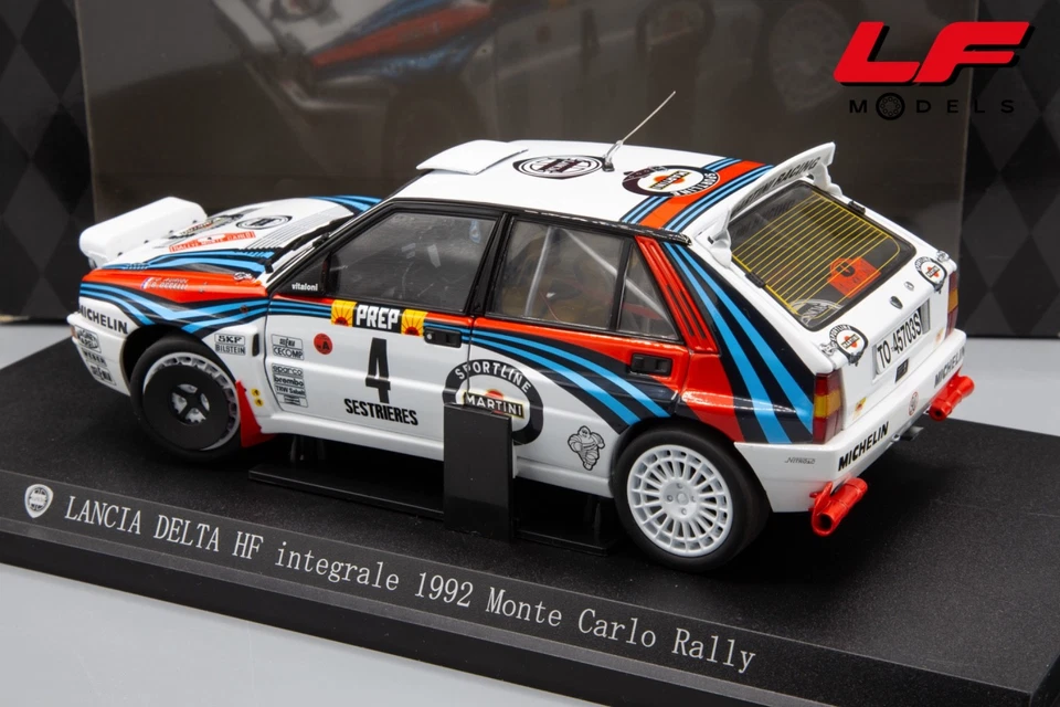 1:18 Lancia Delta HF Integrale 1992 Montecarlo Rally - Kyosho - Immagine 3 di 4
