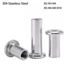 Chamfered Clip Nut Model YJT3039 304 Stainless Steel Sizes M2 M3 M4 M5 M6 M8 M10