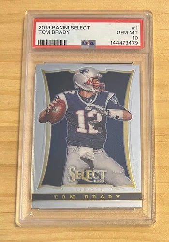 2013 Panin Select Tom Brady PSA 10 Gem Mint FIRST YEAR OF PANINI!