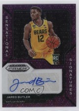 2021-22 Panini Prizm Draft Picks Purple Circles 14/50 Jared Butler Auto 1bj7