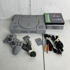 Sony PlayStation One PS1 Console SCPH-9001 Bundle 10 Games Tomb Raider Crash Ban