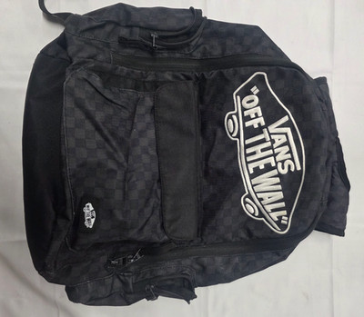 Vans ''Off The Wall'' Backpack - Black/Gray Checkerboard