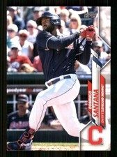2020 Topps Update #U-95 Domingo Santana Cleveland Indians TW5833