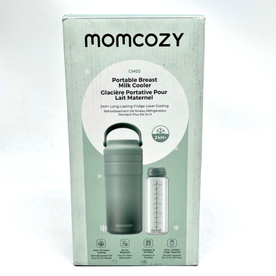 Momcozy 12 OZ Portable Breast Milk Cooler Model CM02 - Green