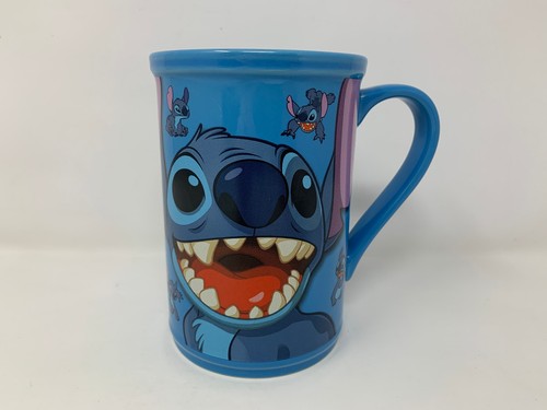 Disney Store Lilo & Stitch Zwillinge viel Stich blau groß Tasse Becher sehr guter Zustand selten