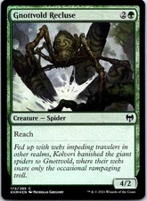 Gnottvold Recluse C Foil KHM Kaldheim 172 NM