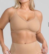 Honey Love Liftwear Crossover Wireless Bra in Sand - Size 1X