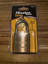 6840D MASTER LOCK ProSeries Brass Keyed Lock New In Package