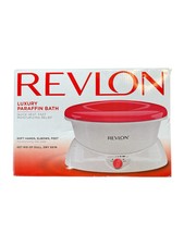 NIB Revlon Luxury Paraffin Bath for Soft Hands, Elbows  Feet, White  Pink