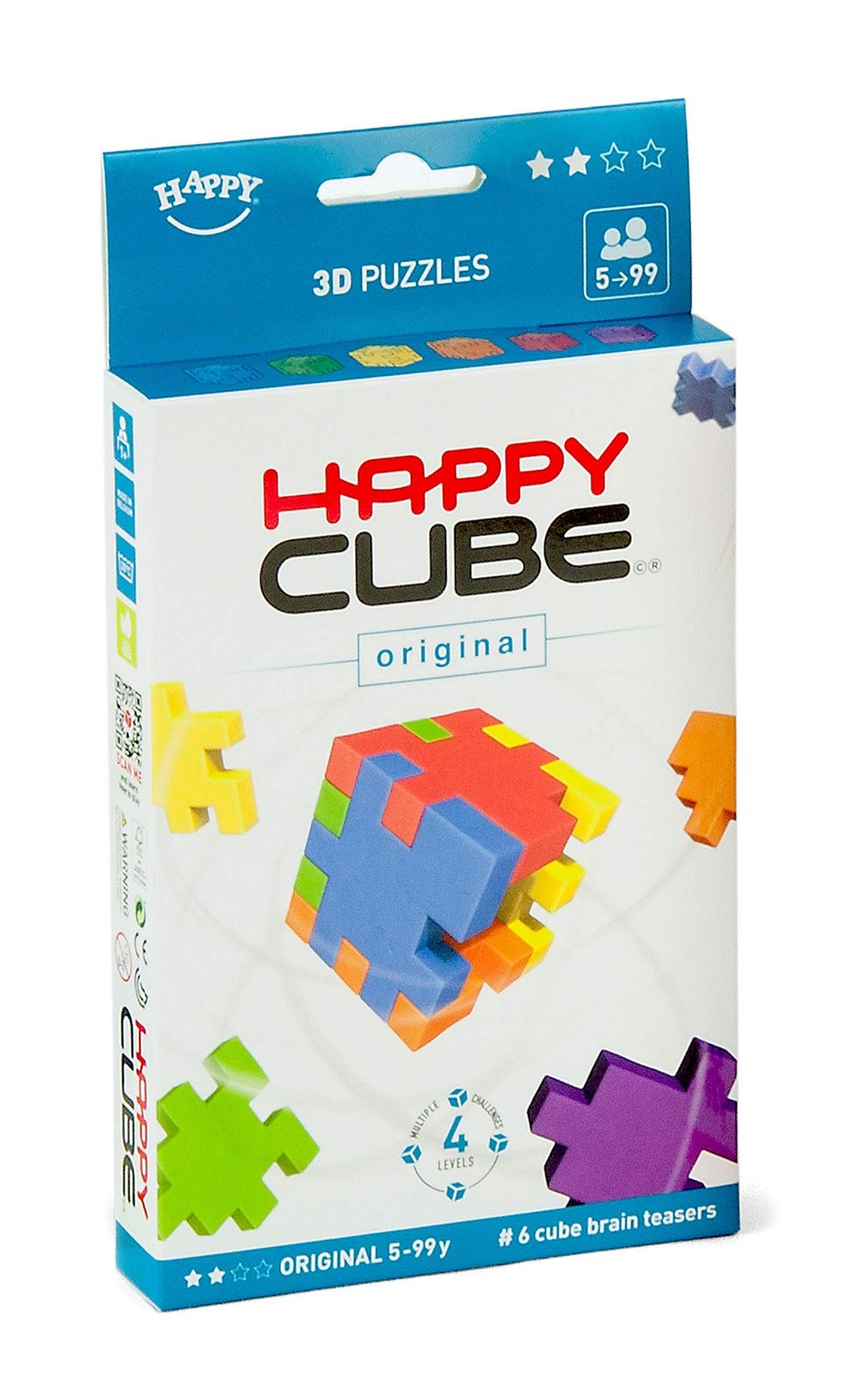HAPPY HCO300 Original Cardboard Box 3D Puzzle Pack of 6 Einzelbett 5690₽