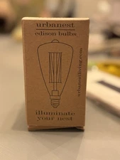 urbanest 40 watt Edison bulb e12 tip spiral loop vintage look 120 lumins Lot 5