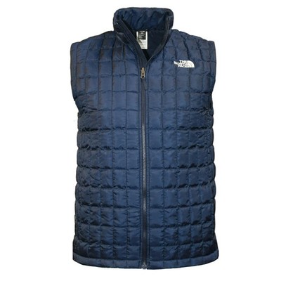 The North Face Mens Thermoball Insulated Vest Comfort Quilted New Summit Blue XL