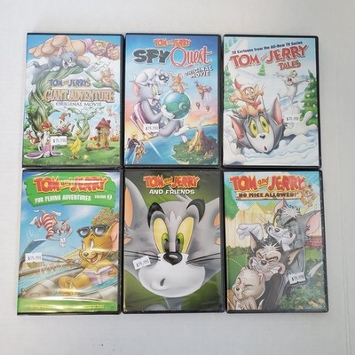 Tom and Jerry DVD Lot 6 Movie Set Giant Adventure Spy Quest Tales Sealed New