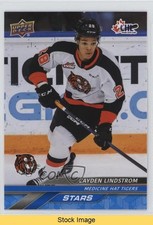 2024-25 Upper Deck CHL Stars Blue Cayden Lindstrom #329 READ 0b3