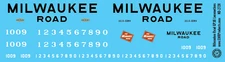N Scale - Milwaukee Road GP30 Locomotive Decals