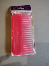 Diane 6" Large Detangling Hair Comb-Hot Pink Brand New