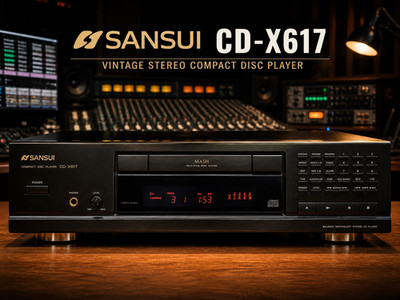 SANSUI CD-X617  RaRe  Vintage Stereo Compact Disc Player