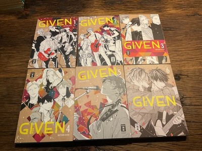Given 6 x Manga TB deutsch: 1,2,3,4,5,6 boyslove Natsuki Kizu (2 x 1. Auflage)
