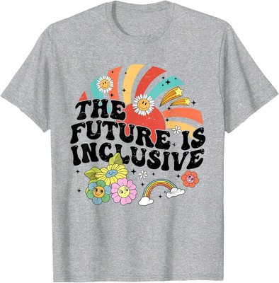 Retro The Future is Inclusive Autism Special Unisex T-Shirt