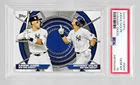 2025 TOPPS BASEBALL #DD4 AARON JUDGE & ANTHONY VOLPE PSA 10 DYNAMIC DUOS YANKEES