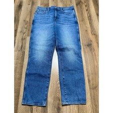 J.Crew Classic Vintage Jeans Women 30 Blue Adult High Rise Straight Leg Denim