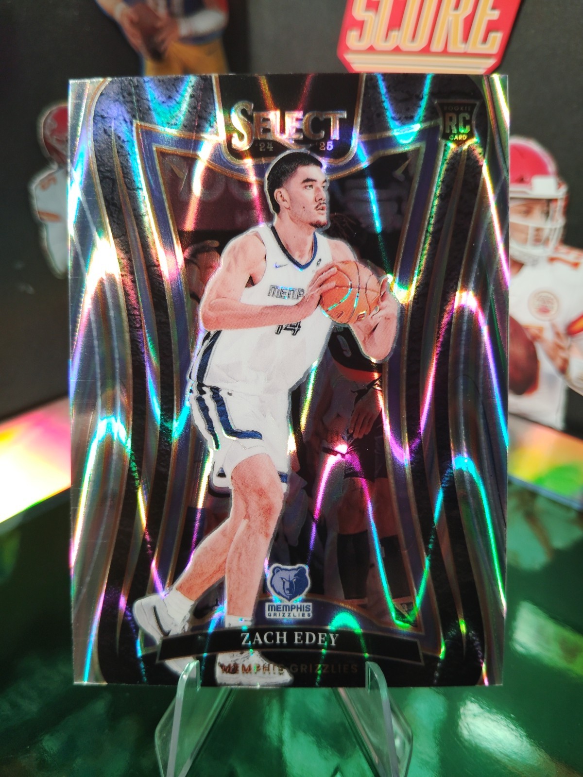 2024-25 Select Zach Edey Tectonic Mezzanine Level #391 RC Memphis Grizzlies