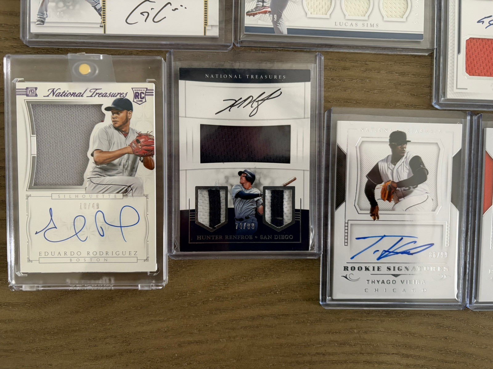 National Treasures Baseball Lot (18) 2014-2018 #/99 /49 GU Auto Relic RCs READ view 4