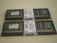 Lot Of 2 1gb Ddr 400mhz Pc3200 Dimm 184 Pin Kingston Kth-d530/1g Desktop Ram 