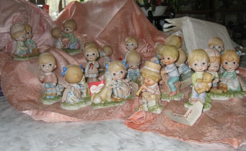 "LOVE IS BEAUTIFUL THOUGHT LuvUms ~by Warner Press- GIRL w/FLOWER ~ $9.77 - Picture 8 of 11