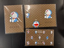NEW GUCCI x Doraemon Collaboration Notebook&Memo Pad&letter paper-3 piece set