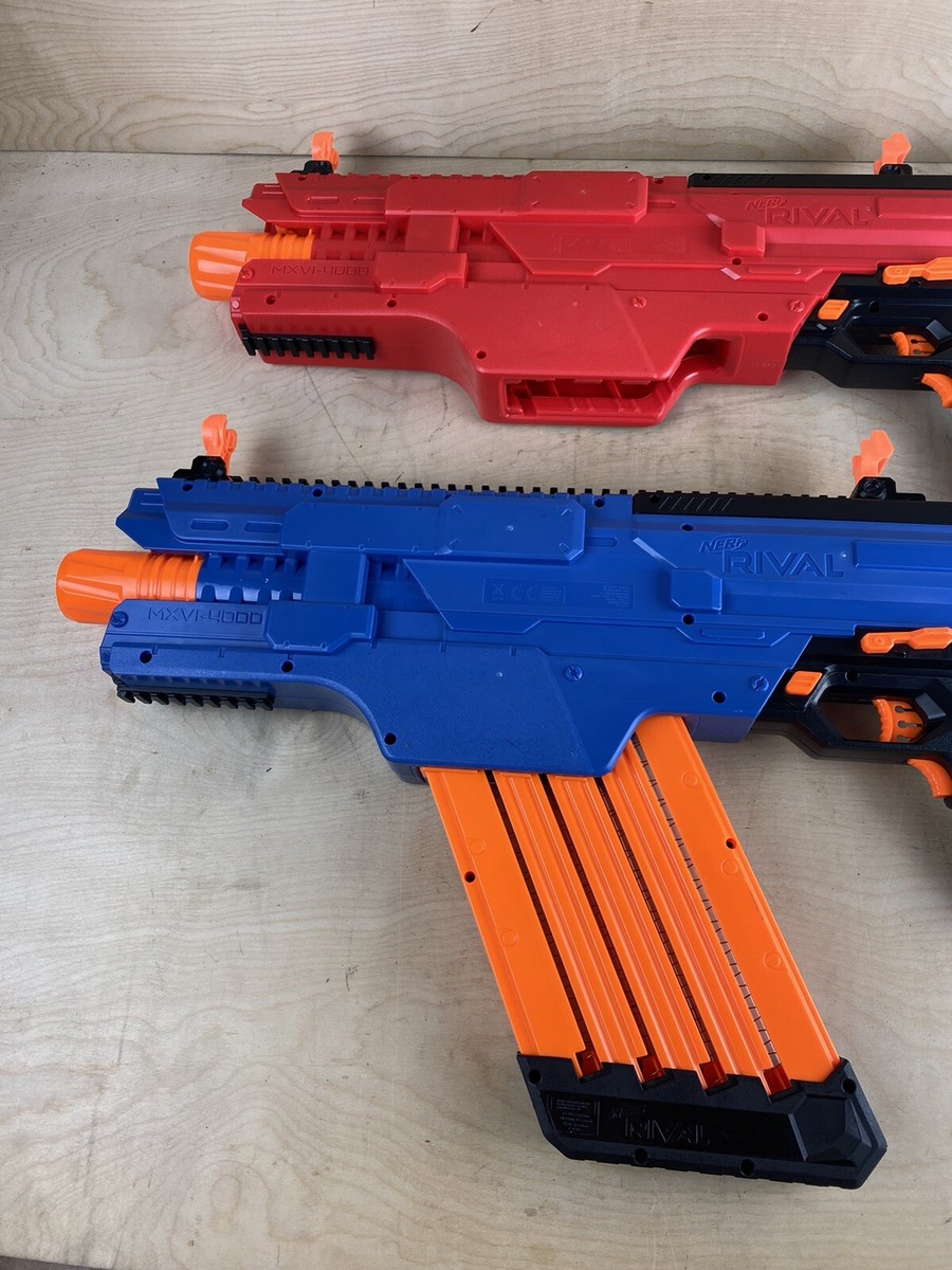 Nerf Rival MXVII-500 トイガン　2つセット Nerf Perses MXIX-5000 Rival Motorized Blaster (Blue