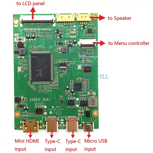 LCD Controller for iPad Air 2 A1566 A1567 Panel Mini HDMI Type C Video Audio