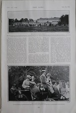 1904 Print Herrenhausen Schloss Hannover - Kr...