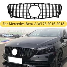 GT Stil Frontstoßstange Gitter Kühlergrill Für Mercedes Benz A Klasse W176 16-18