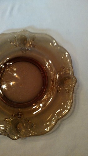 Heisey by Imperial Dark Amber Smoke Plate Land of Legend Newark Ohio June 1974 - Picture 4 of 6