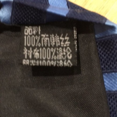 Men's Tie NEW Diagonal Stripe Dark Light Blue - Picture 6 of 9