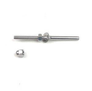 36/" Rail Stainless Steel T316 End Fitting for Cable Railing 3//16/" Cable 10pcs