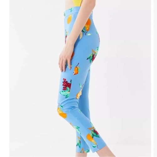 Urban Outfitters Ingrid hoch geschnittene Pinup-Retrohose mit Fruchtdruck Damengröße 0 - Bild 2 von 14