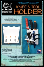 Fishing Knife and Tool Holder - Marine Boat Fishing Tool Organizer Caddy