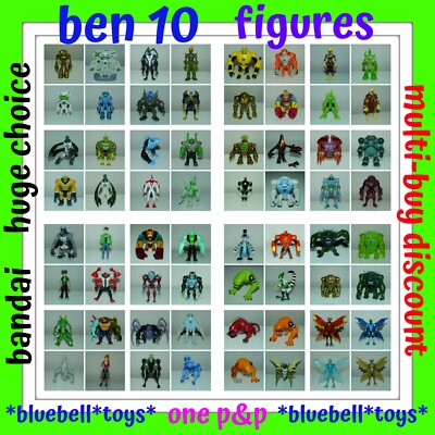 Ben 10 Action Figuren 4'' ( 10 cm ) Range Figuren Auswahl Original Bandai One P&P_C