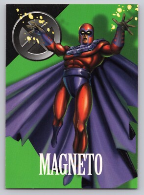 1996 Fleer Marvel Vision - Embossed Textured - #43 Magneto