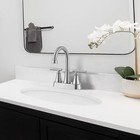 Bathroom Sink Faucet 3 hole Shower Room Brushed Nickel 2 handle Basin Mixer Taps — photo 6