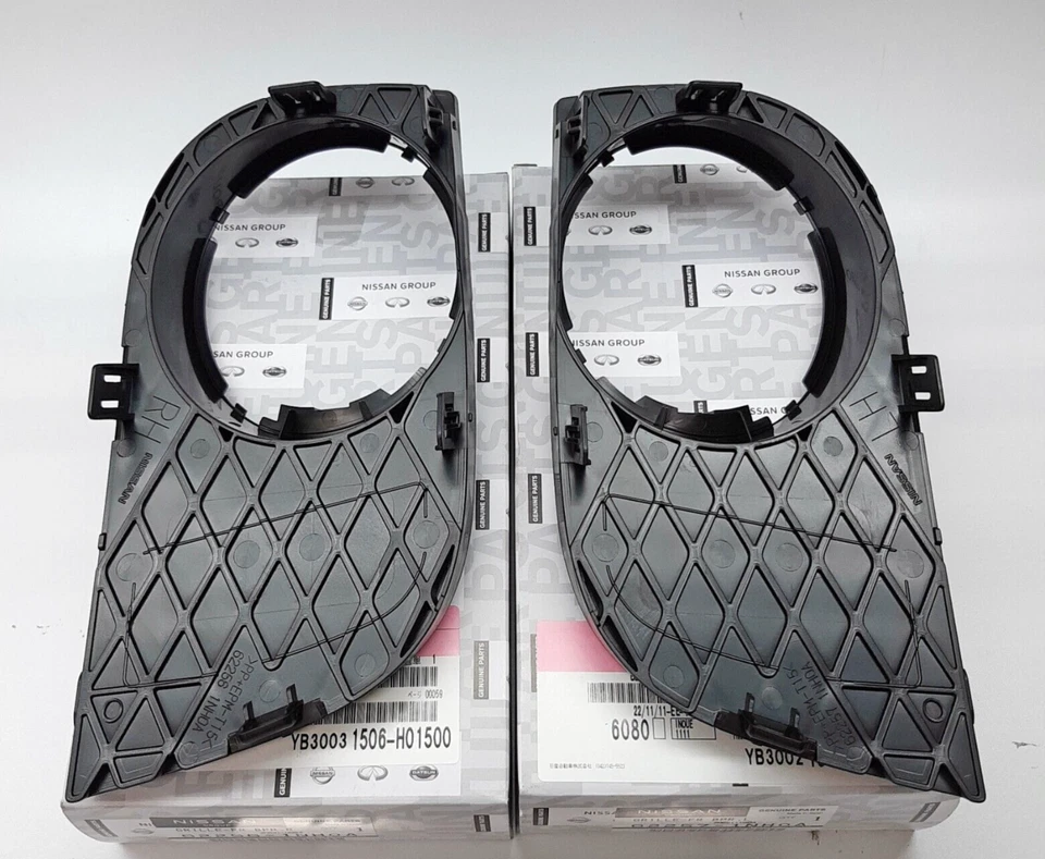 NISSAN 62257 62256-1NH0A Infiniti G25 G37 Fog Lamp Panel Trim LH & RH Genuine — 第 2/2 张图片