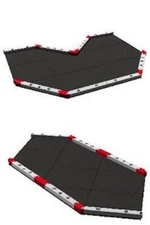 RCP tracks 50c 45 degree kit Kyosho Mini-Z