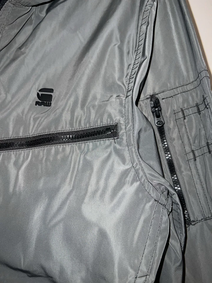 G-Star Raw Original Cargo Line Timor Biker Overshirt Moto Jacket Size Men M - Image 4 of 4