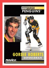 Gordie Roberts #274 1991-92 Pinnacle Pittsburgh Penguins