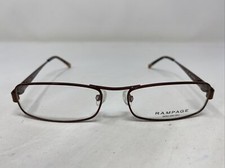 Rampage R 122 BRN 52-16-135 Brown Metal Full Rim Eyeglasses Frame RL62