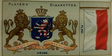 Trade card flag coat of armor Imperial Tobacco Co Players Cigarette vintage