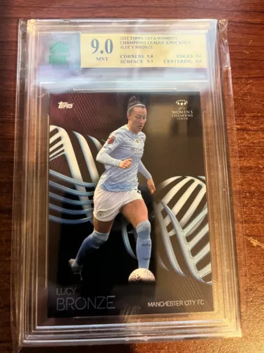 2020-21 Topps Now UEFA Knockout Women's Soccer Base Lucy Bronze MNT 9.0 MINT